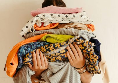 Laundry clothes prepared for pickup service in Brooklyn